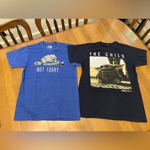 Star Wars short sleeve graphic t-shirt bundle Size S